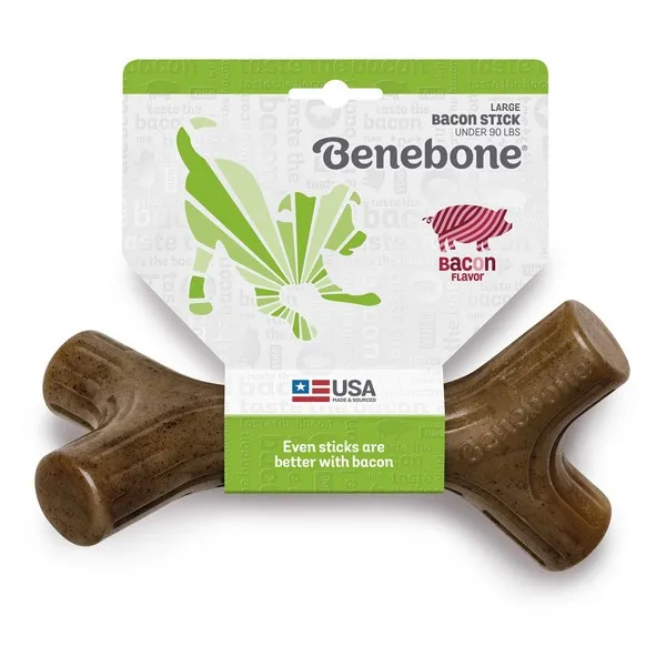 1ea Benebone Large Bacon Stick - Health/First Aid